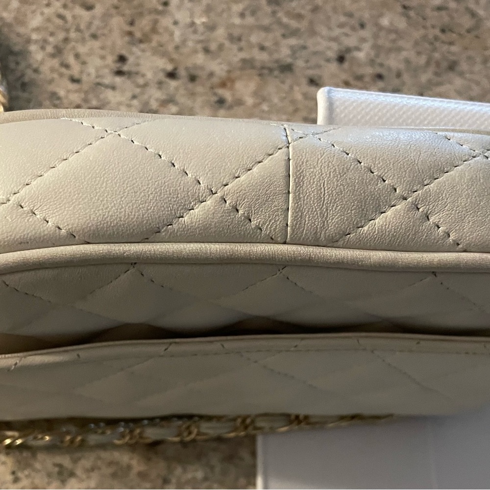 Mini Rectangular Flap Bag Cream/Off White Flap Bag - image 7